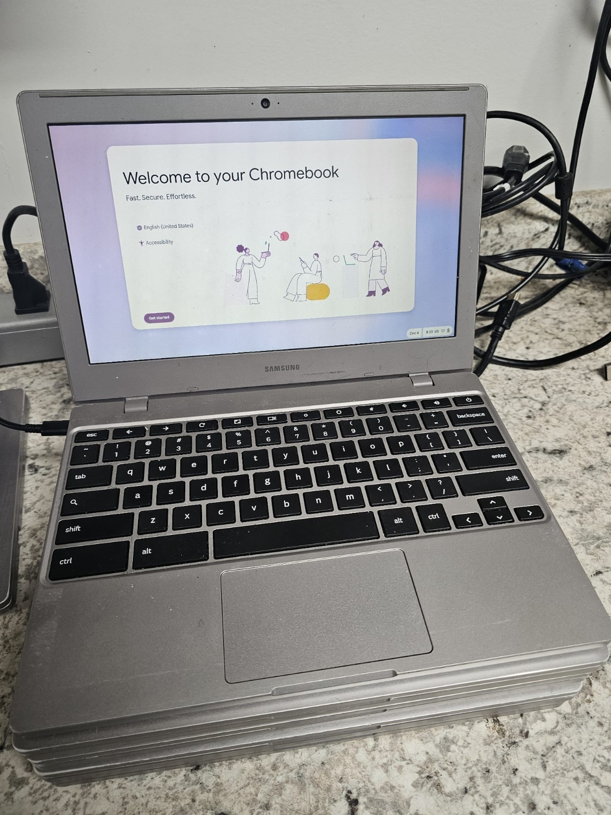 5 Samsung Chromebook 4 XE310XBA 11.6 Intel Celeron Chrome OS Working School 6129