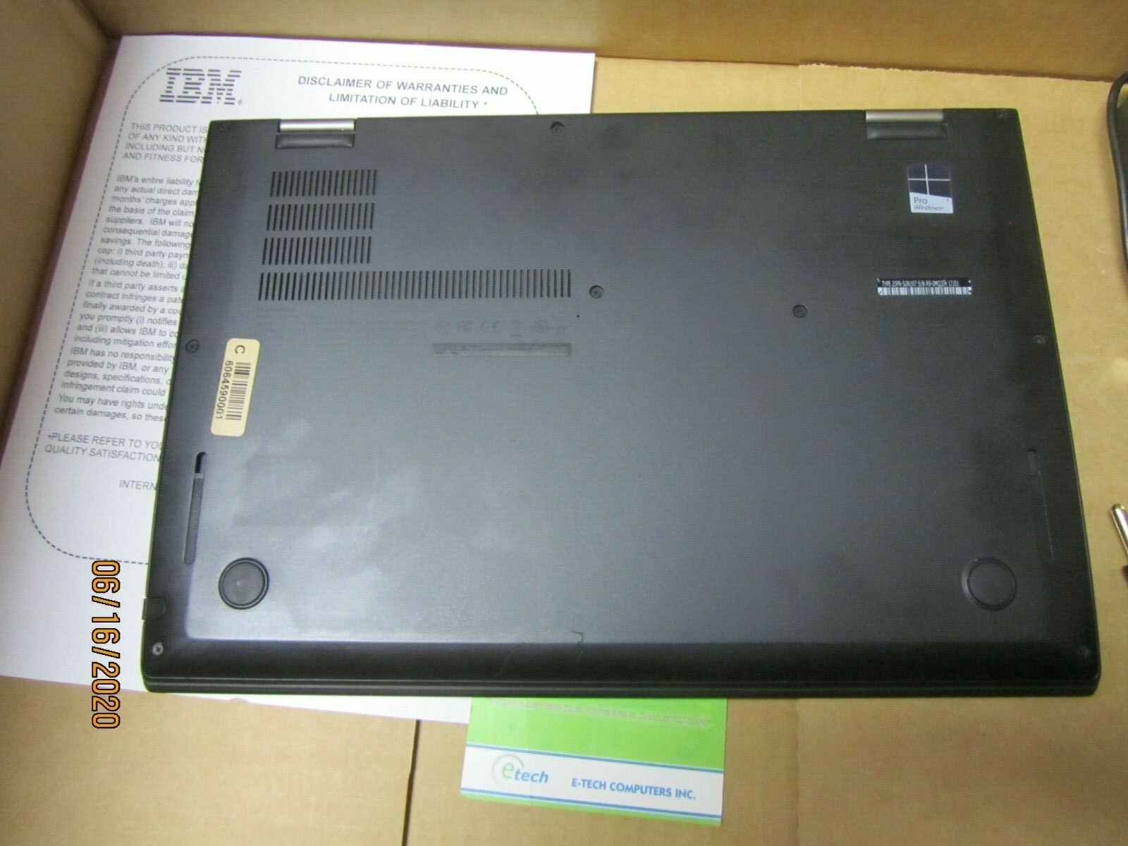 ThinkPad X1 Yoga i5-6300U 8GB RAM 512GB SSD, 14″ WQHD 2560×1440 Touch Screen PEN