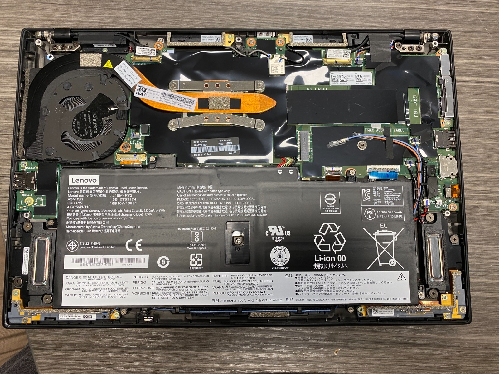 Lenovo ThinkPad X1 Carbon Gen 7 i5-8265U 16GB 512GB Win11P – Bad Speakers PARTS