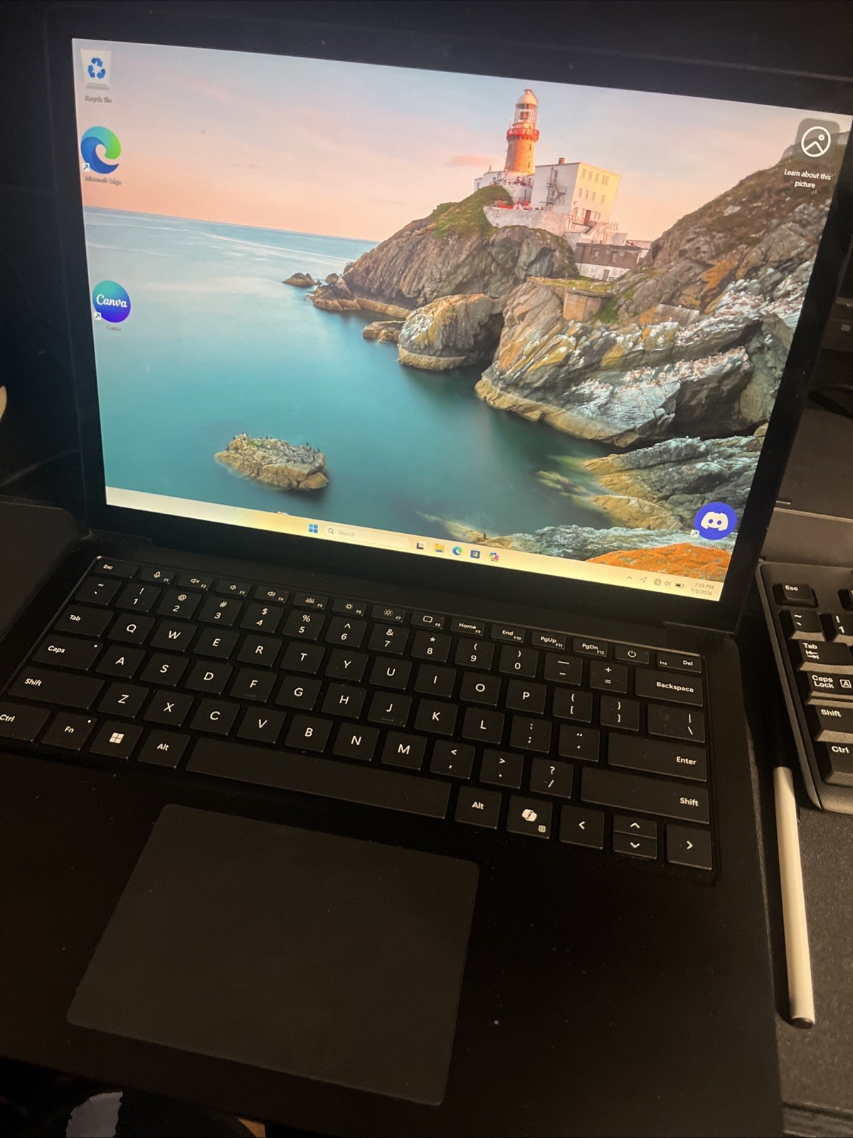 Microsoft Surface Laptop (2024) 13.8″ Touch Snapdragon X Elite 16GB 512GB Black