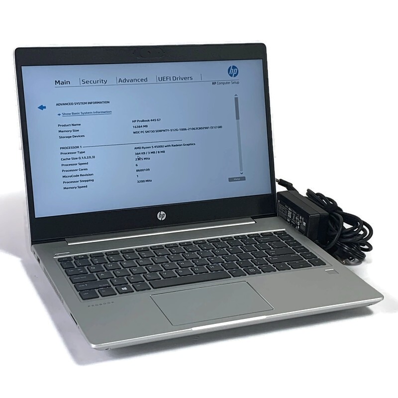 HP ProBook 445 G7 14″ Laptop Ryzen 5 4500U 2.3GHz 16GB 512GB NVMe SSD – NO OS