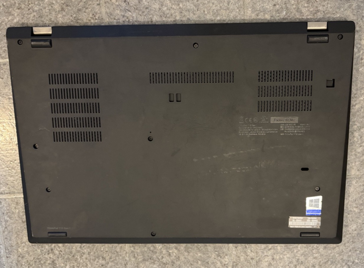 Lenovo ThinkPad T15 Gen 1 ~ Intel Core i7-10510U 24GB DDR4 1TB SSD No Charger
