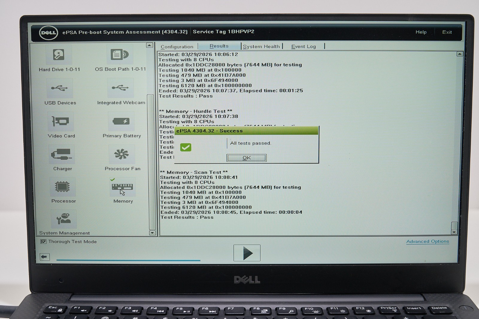 Dell XPS 13 9360 i7-8550U 8GB 256GB SSD 13