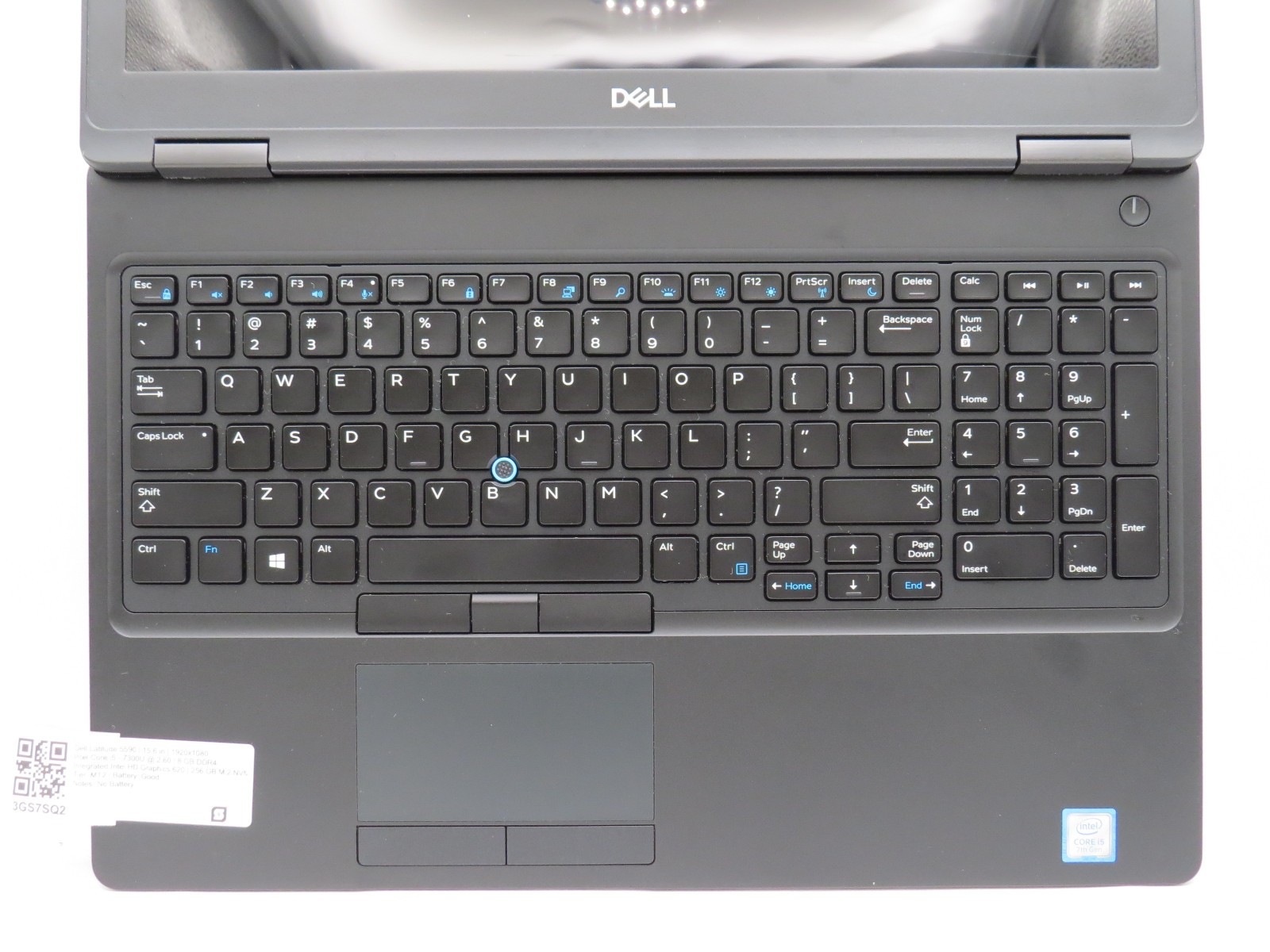Dell Laitiude 5590 | i5-7300U @ 2.6GHz | 8GB DDR4 | 256GB | No HDD/OS/Battery