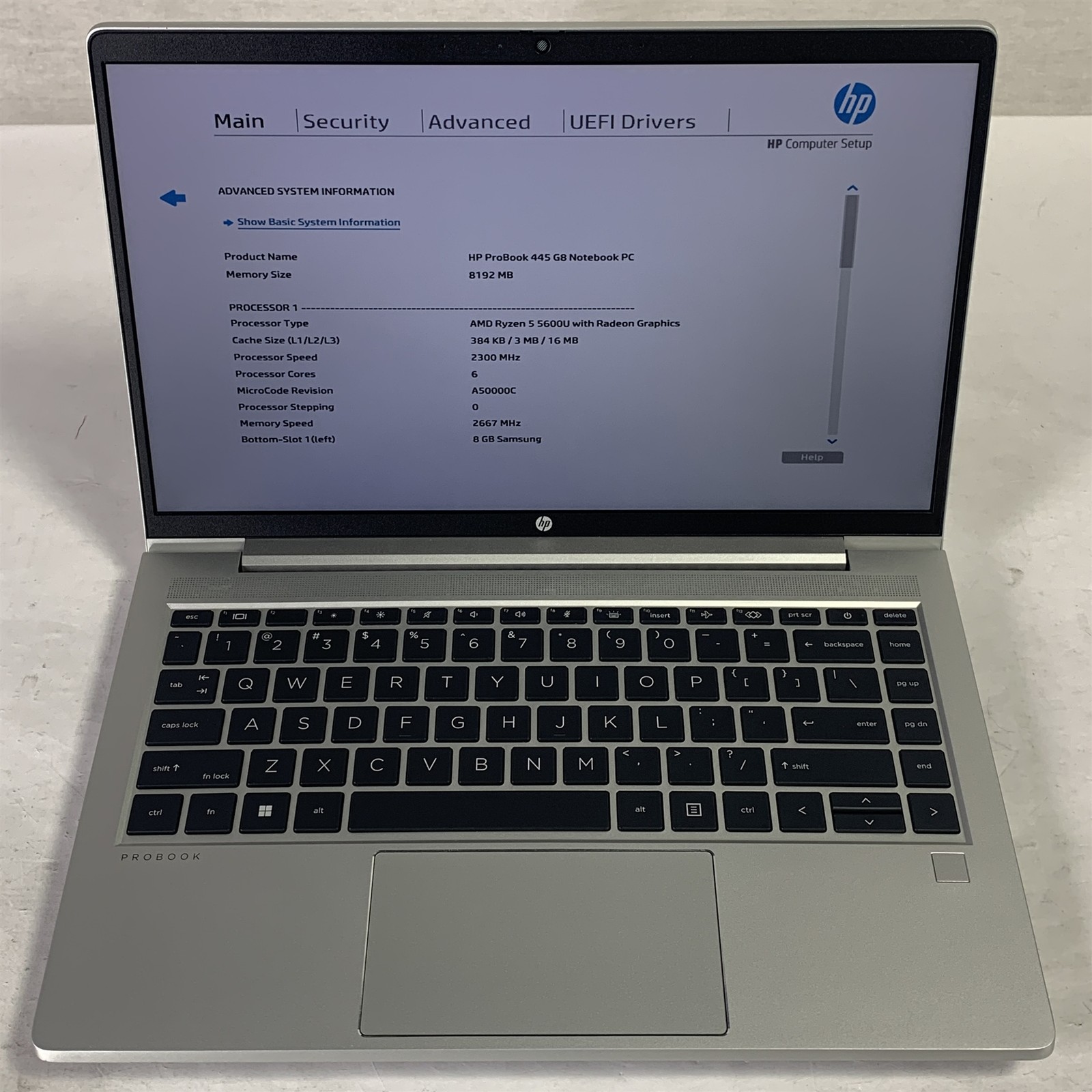 HP ProBook 445 G8 14″ Laptop Ryzen 5 5600U 2.3GHz 8GB – NO DRIVE