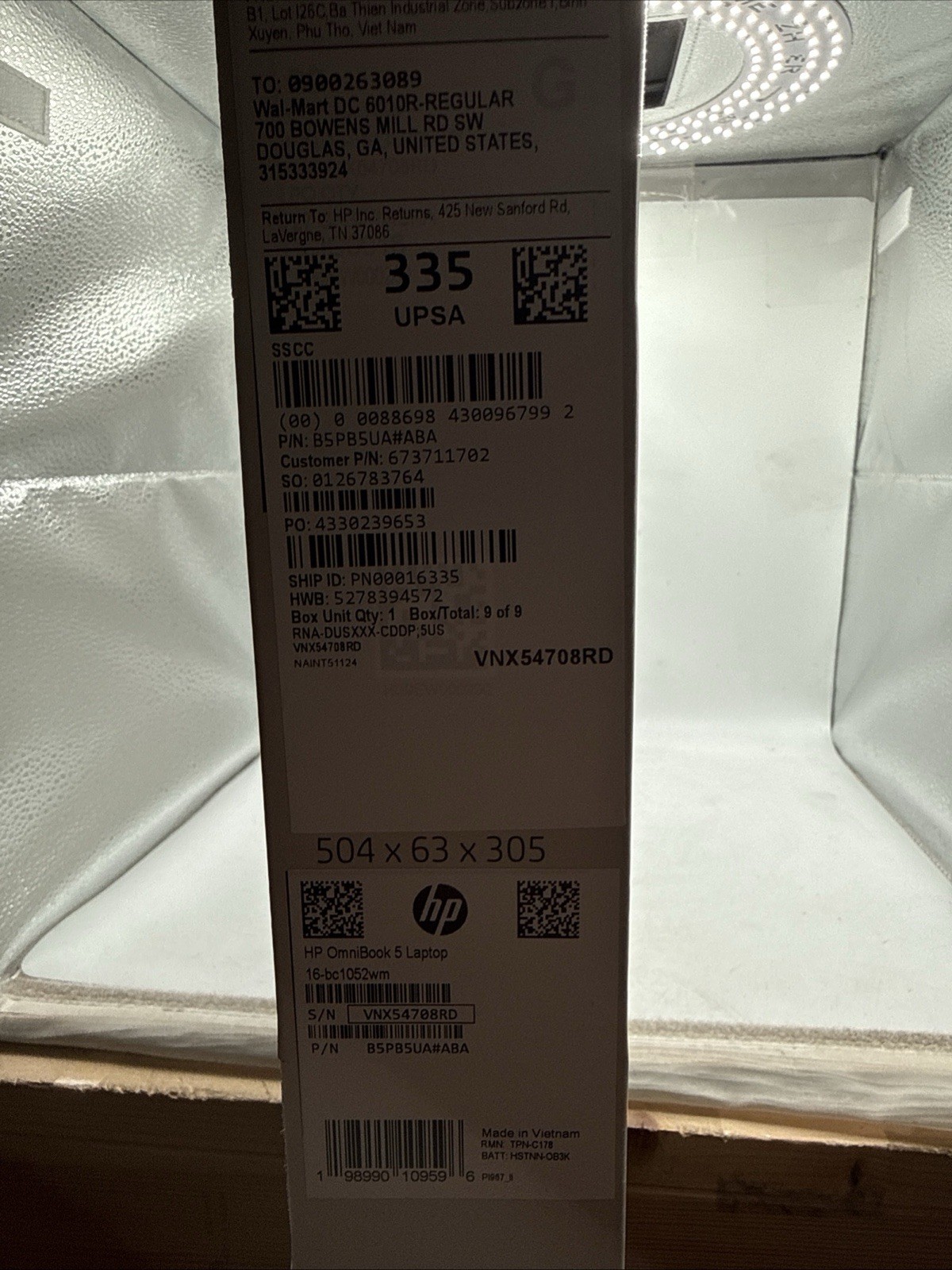 hp 16-bc1052wm OmniBook 5 16″ 2K Display, Ryzen 5 8540U, 512GB SSD Brand New
