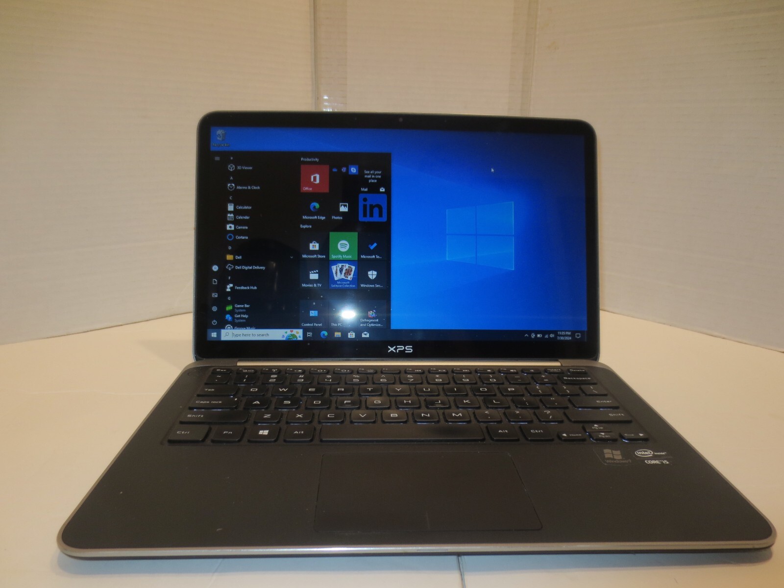 DELL XPS 13 L321X CORE i5-2467M@1.6GHz 4GB RAM 256SSD WINDOWS 10