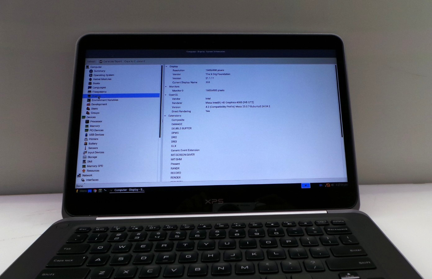 Dell XPS L421X | 14″ | i5-3317U | 8GB 256GB SSD | Linux