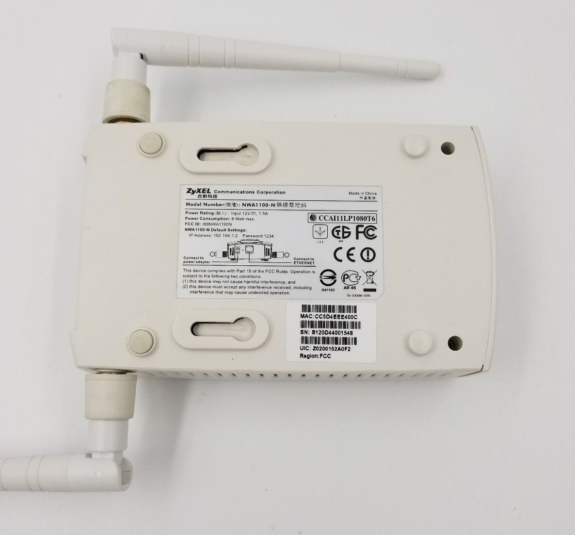 ZyXEL NWA1100-N – Wireless Access Point – Power Cords