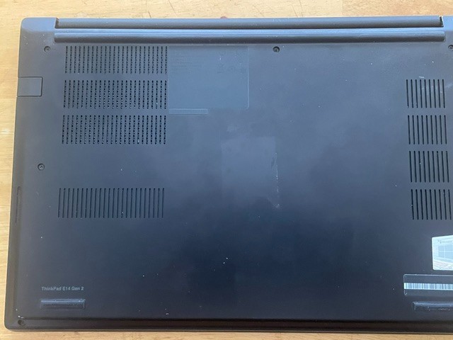 Lenovo ThinkPad e14 2nd gen. 11th gen i5 processor 4gb RAM no storage. No power