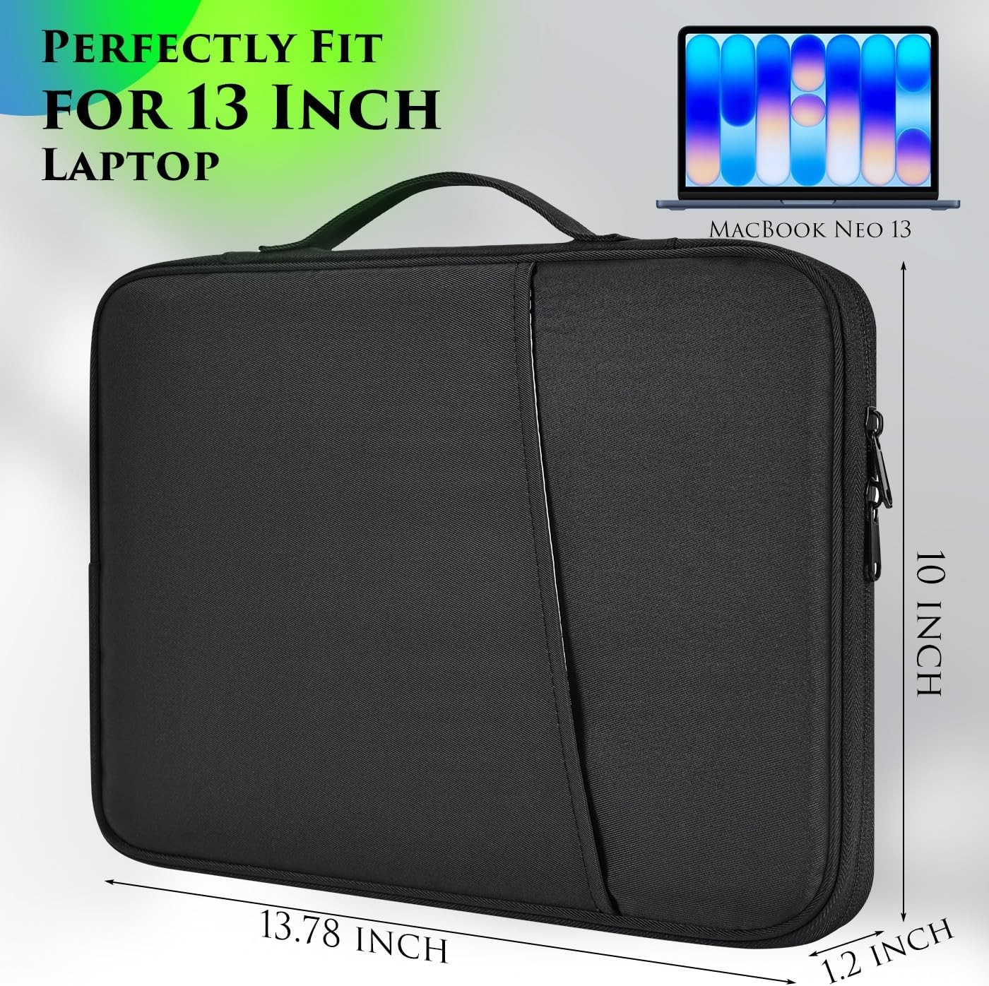 13 Inch Laptop Sleeve for 2026 Apple MacBook Neo 13 with A18 Pro Chip A3404