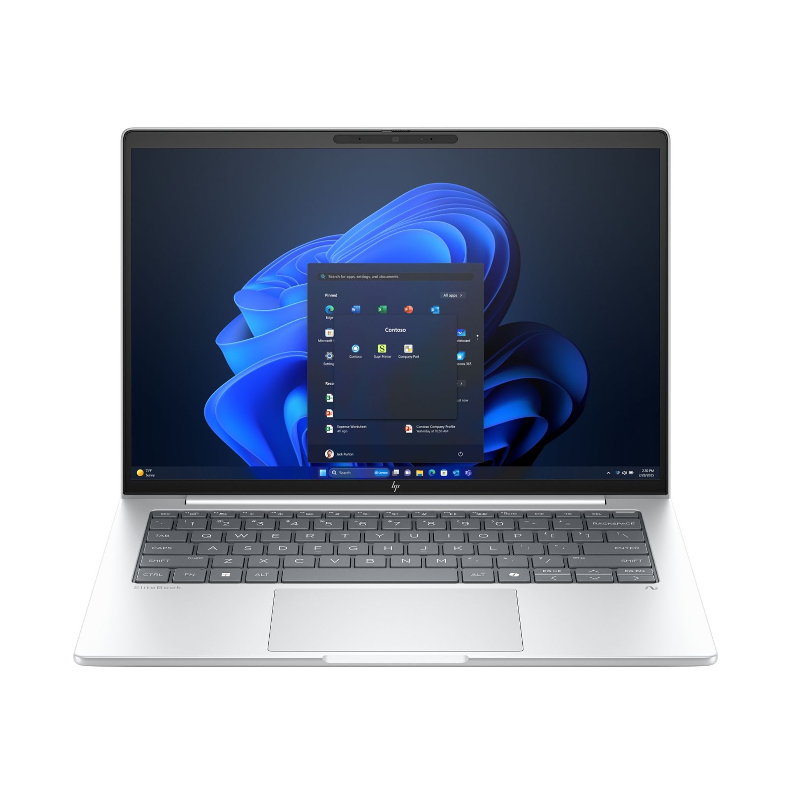HP EliteBook 8 G1i AI 14″ WUXGA Intel Ultra 7 265H 16 GB 512 GB SSD W11P Laptop