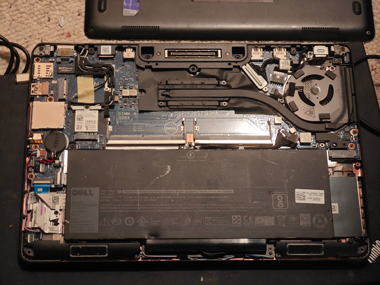 Dell Latitude E7270 P26S – NO BOOT DRIVE/RAM, Intel i7-6600U