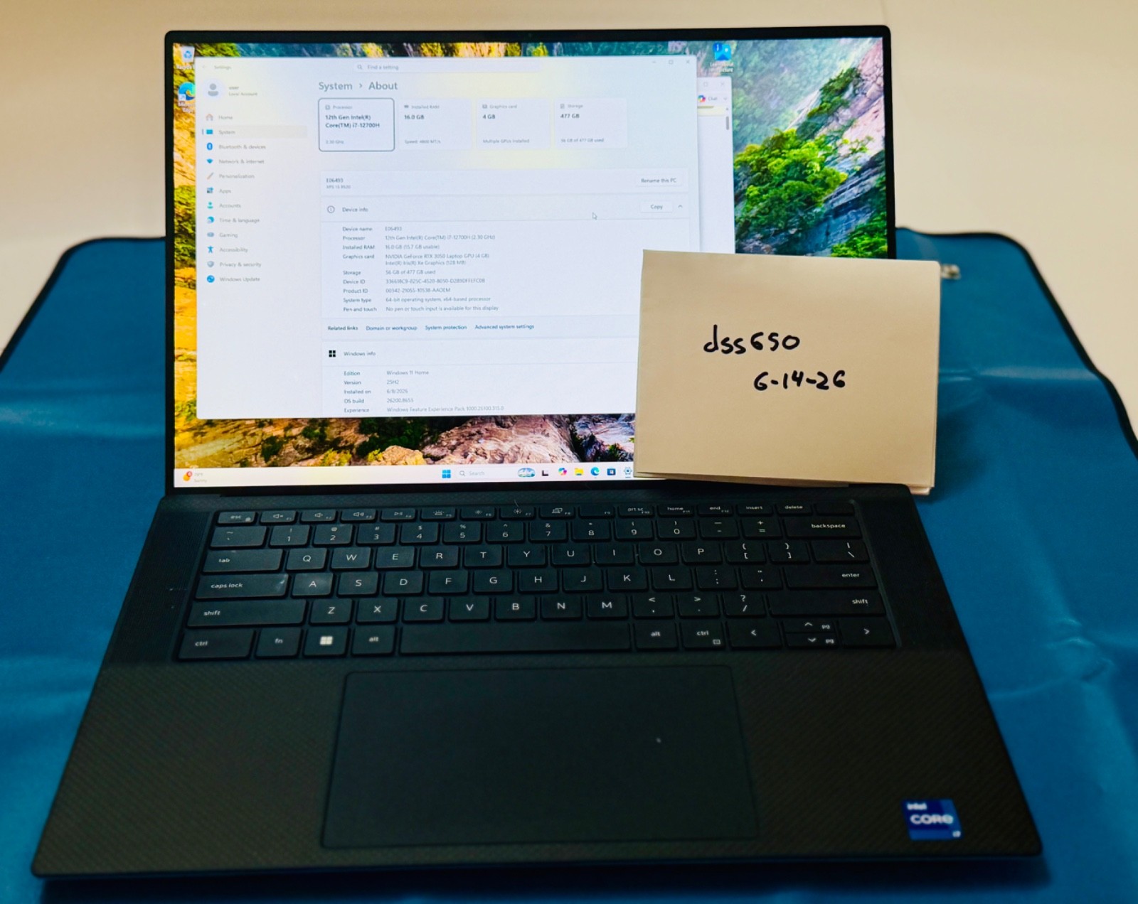 Dell XPS 15 9520 Laptop | i7-12700H | RTX 3050 | 16GB DDR5 | 512GB NVMe | FHD+ |