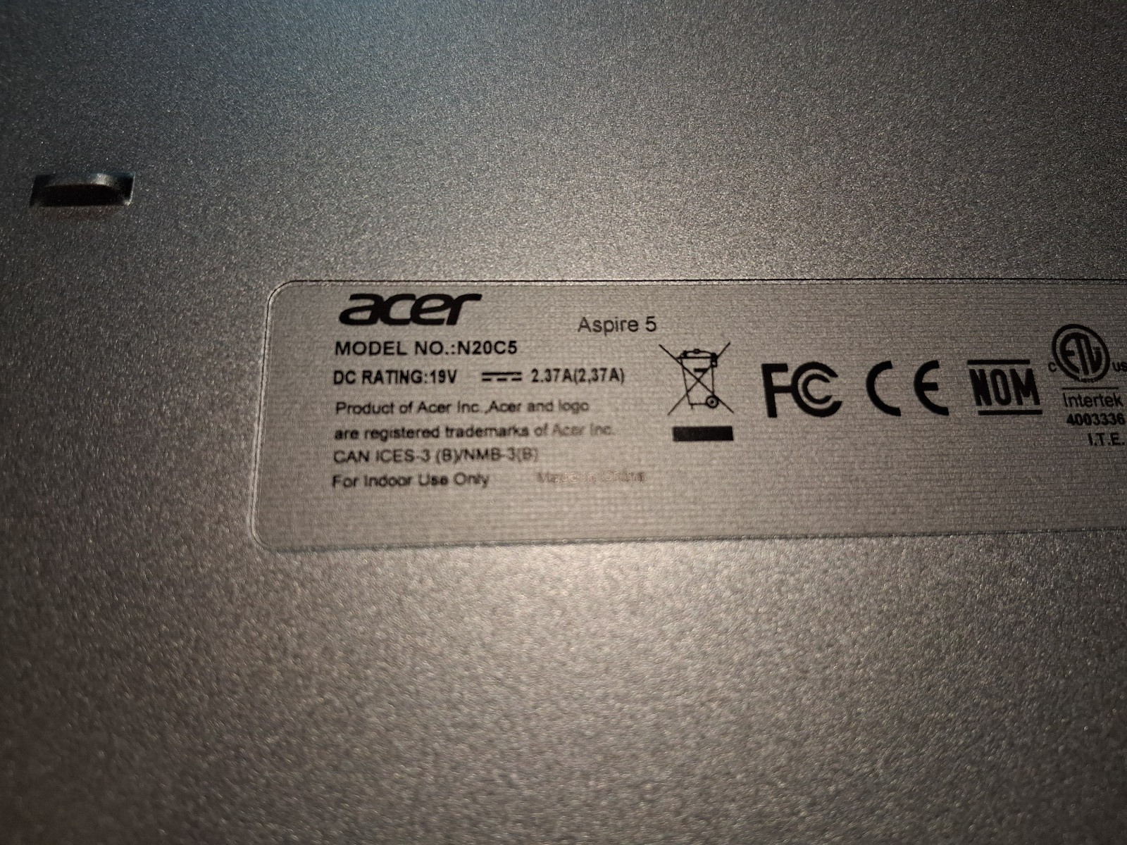 Acer Aspire 5 N20C5 15.6″ Pentium N6000 12GB RAM 1028GB SSD Linux Mint