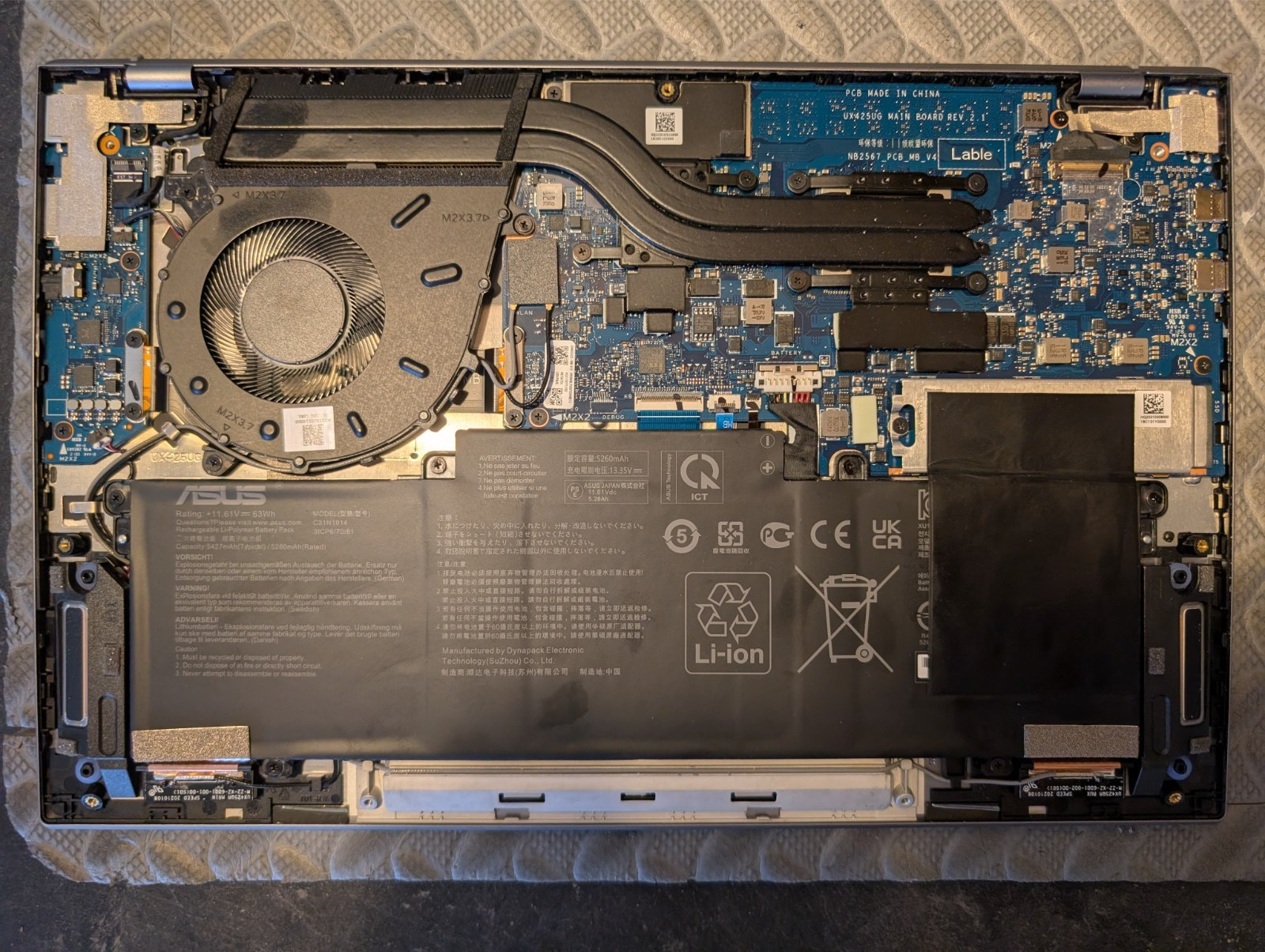 ASUS ZenBook 14 Q408UG Ryzen 5 5500U MX450 8GB No Drive – AS IS Won’t Power On