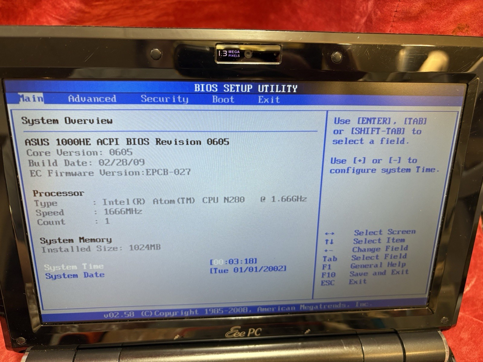 ASUS Eee PC 1005HAB The OG Netbook Laptop Computer Windows XP Home Nice Restored