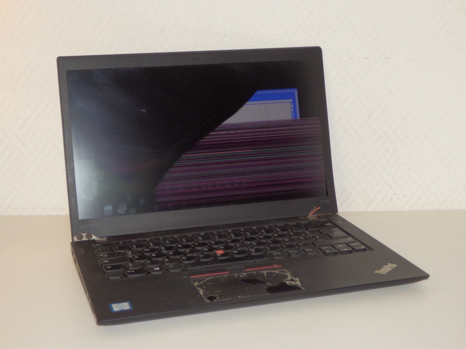 Lenovo ThinkPad T470s – Intel i7-6600U, 4 GB Ram, without SSD, 14″ inch, as faulty