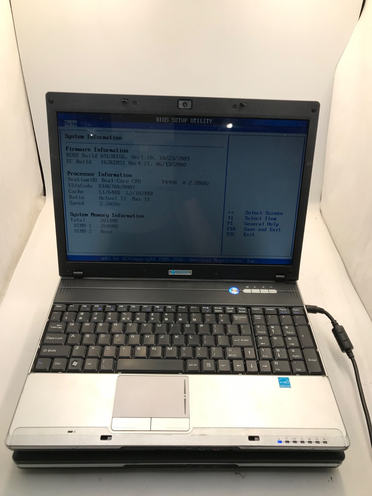 Lot of 3 Certera MS-163K Notebook Intel Pentium Dual Core 15″- PARTS -MZ