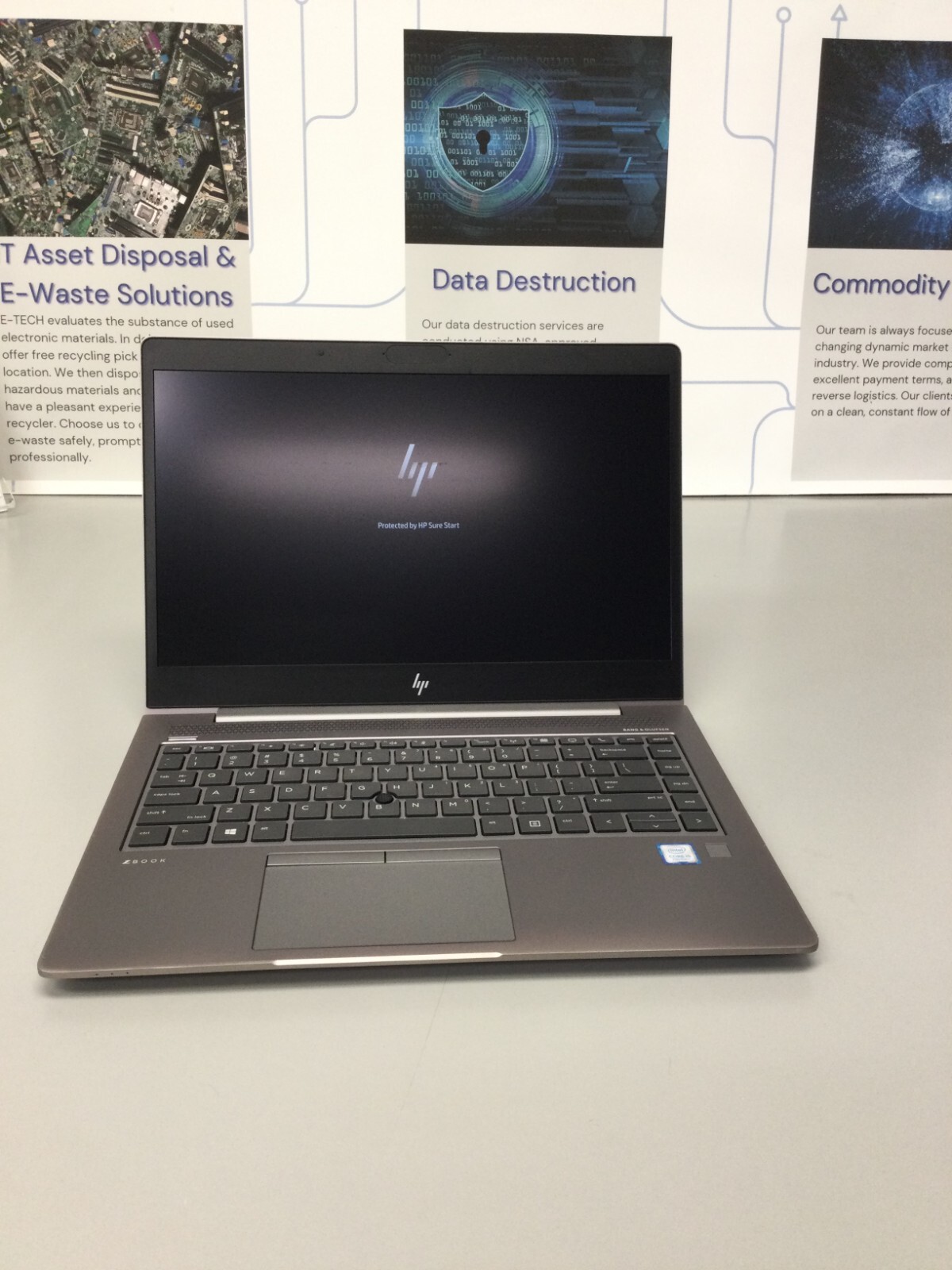 HP ZBook 14U G5 i7th gen 2.50GHz 4GB RAM 128GB SSD 14” Windows 11 pro