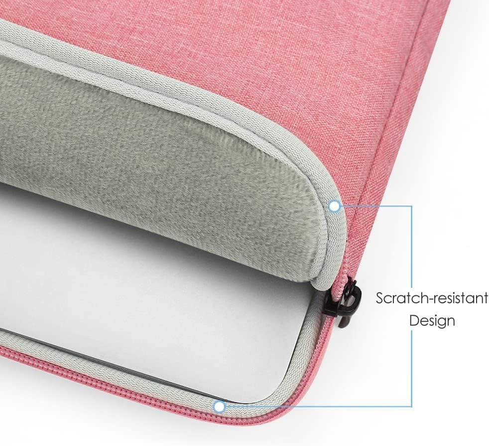 Pink 13-Inch Laptop Sleeve for MacBook Air 13.6 inch M5 M4 M3 (2024-2026)