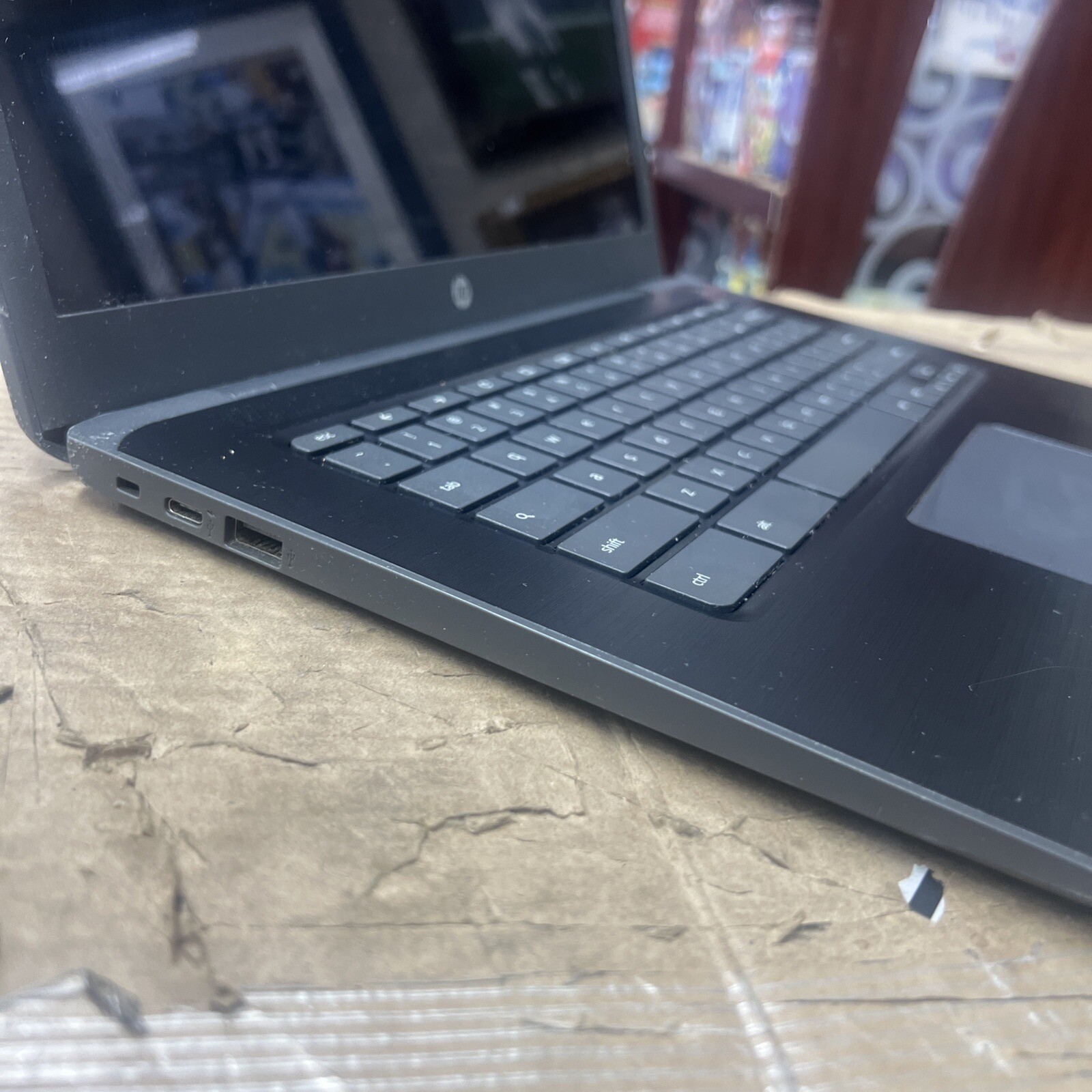 HP Chromebook 14-db0025nr Laptop – Chalkboard Grey