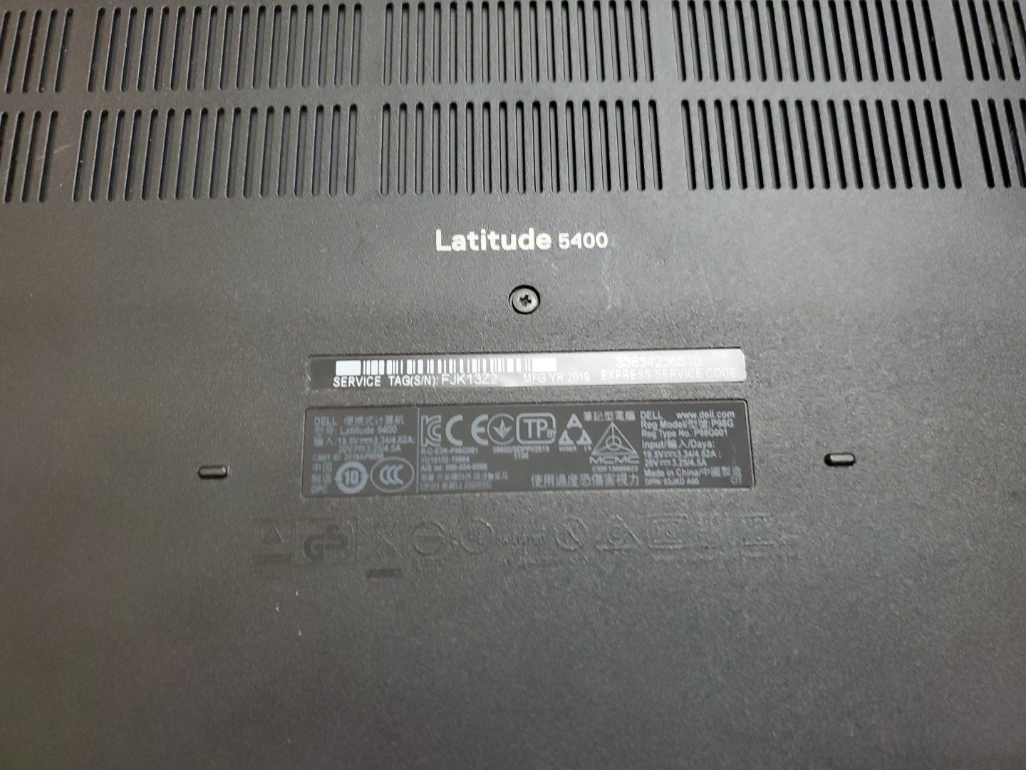 Dell Latitude 5400 Intel Core i5-8365U 16GB RAM 256GB SSD Dinged Corner 110425-7