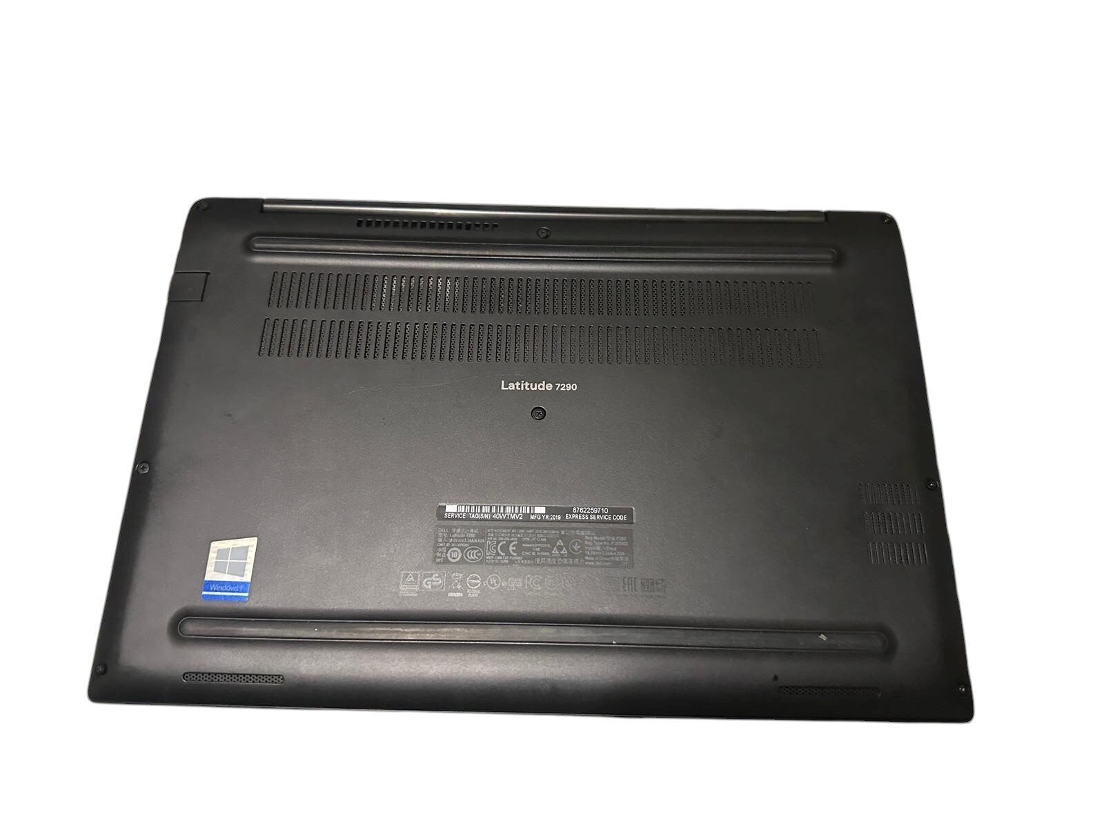 Dell Latitude 7290 12.5″ Laptop i5-8350U, No RAM/NO Charger, Powers On