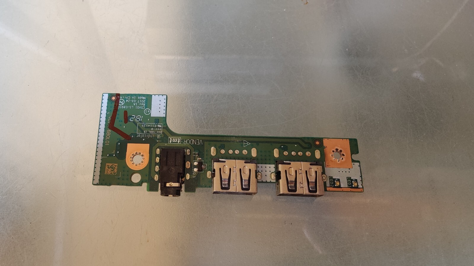 ACER A315-33 315-53 51 A315 A515-51 A615-51 USB LED JACK SOUND CARD LS-E891P