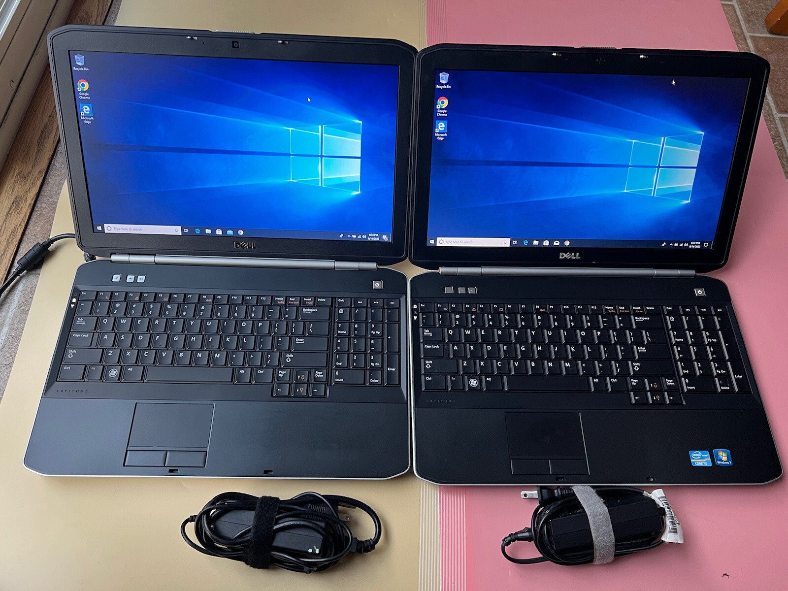 Lot of 2 Dell Latitude E5520 15.6″ Core i5-2410M 4GB RAM 500GB HDD WEBCAM HDMI
