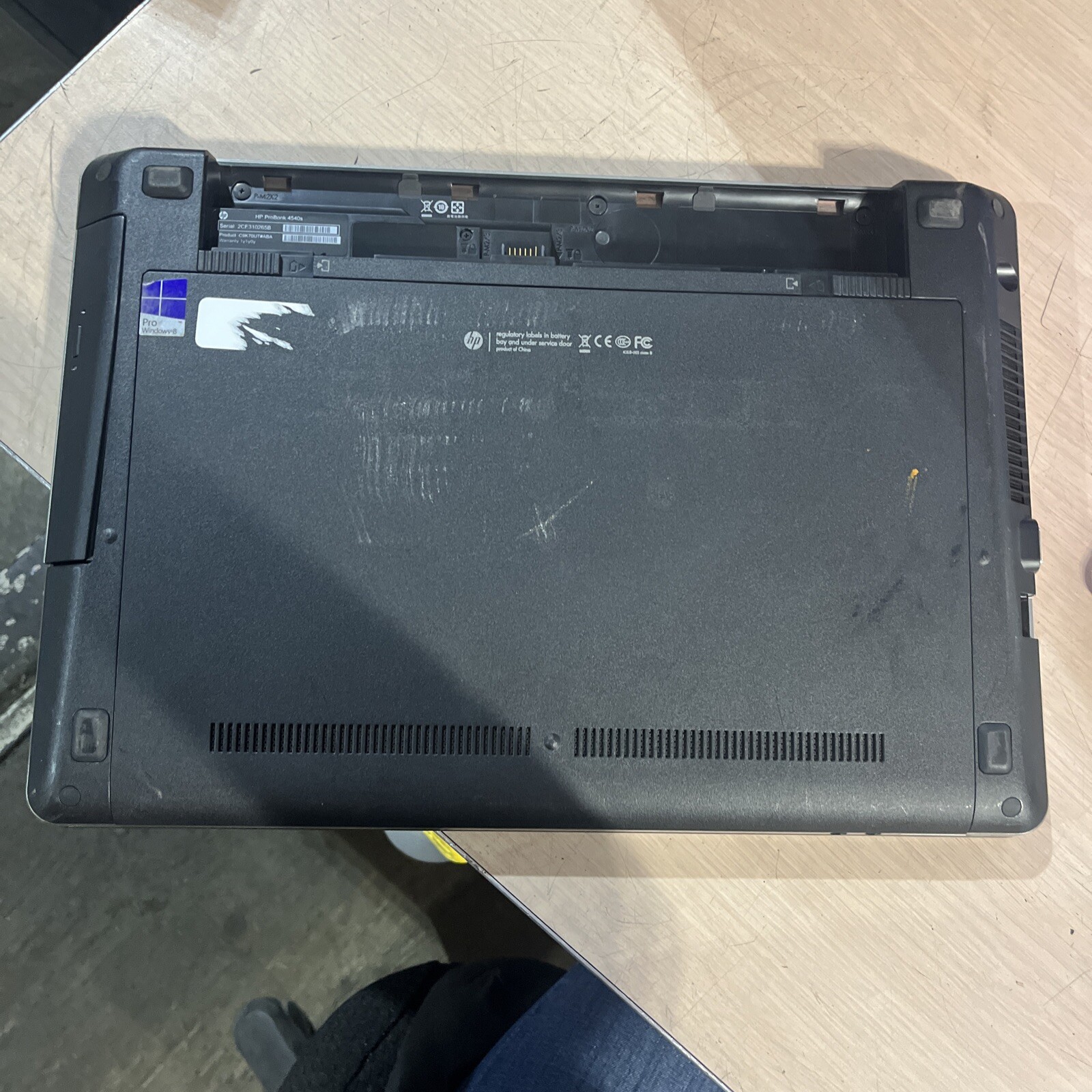 HP PROBOOK 4540S INTEL CORE I3-3110M 2.40GHZ 4GB RAM NO HD 6