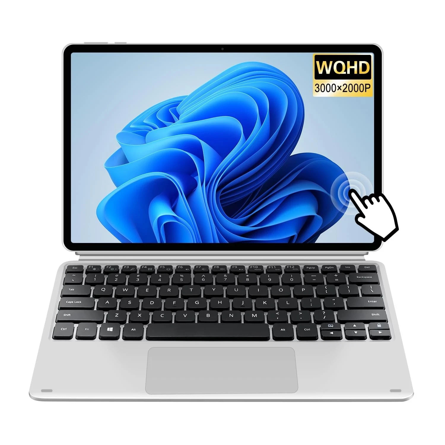 VGKE 2-in-1 Touch-Screen Laptop 12.3″ 3K IPS Tablet PC w/Keyboard, Intel Celeron