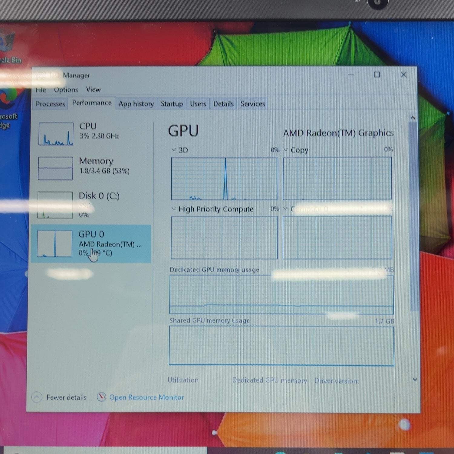 HP Laptop 14″ Athlon Silver 3050U 2.3GHz 4GB RAM 32GB SSD