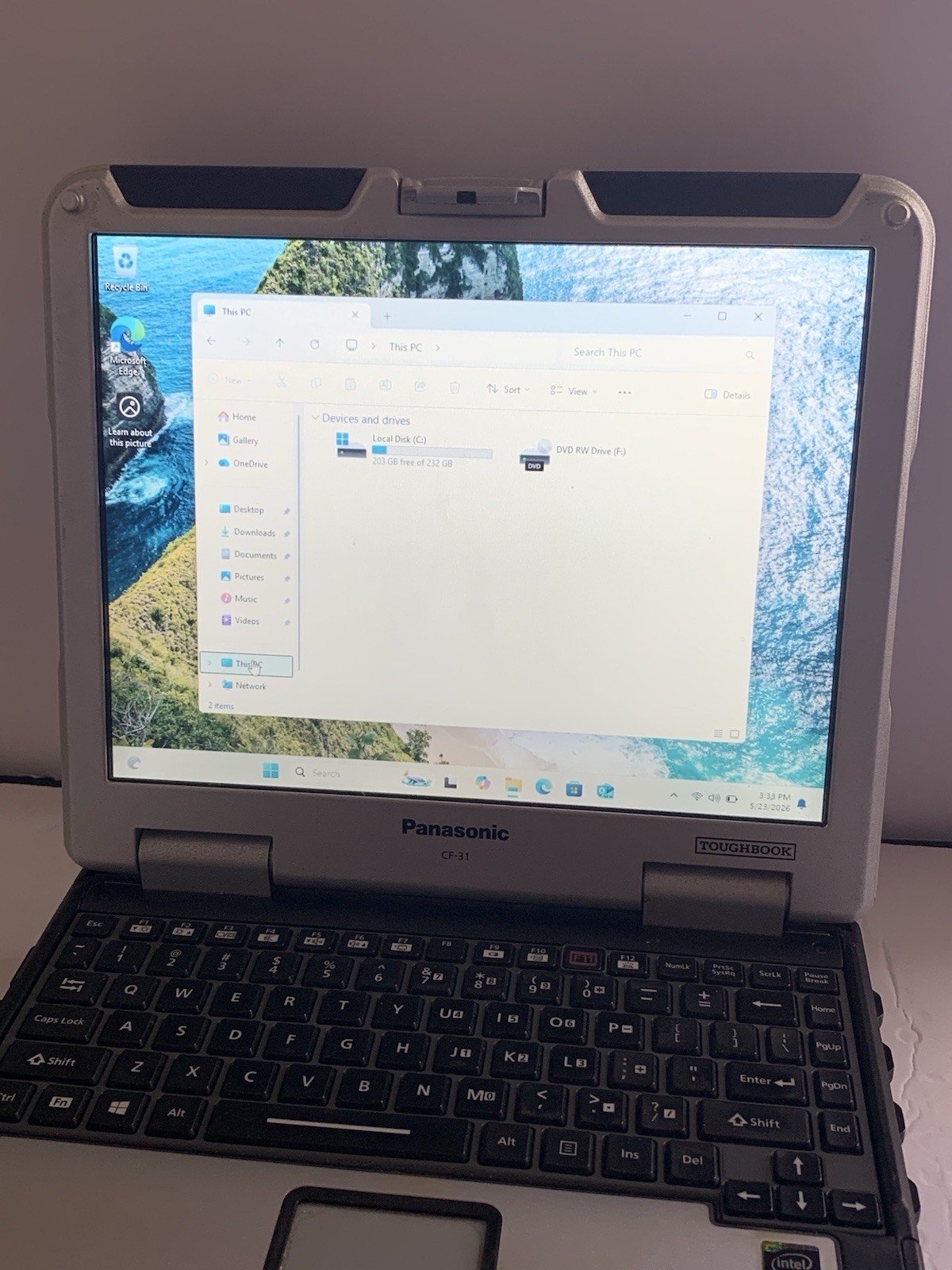 Panasonic Toughbook CF-31 MK5 i7-5600U 2.60GHz 16GB RAM 256GB SSD W11 Touch Good