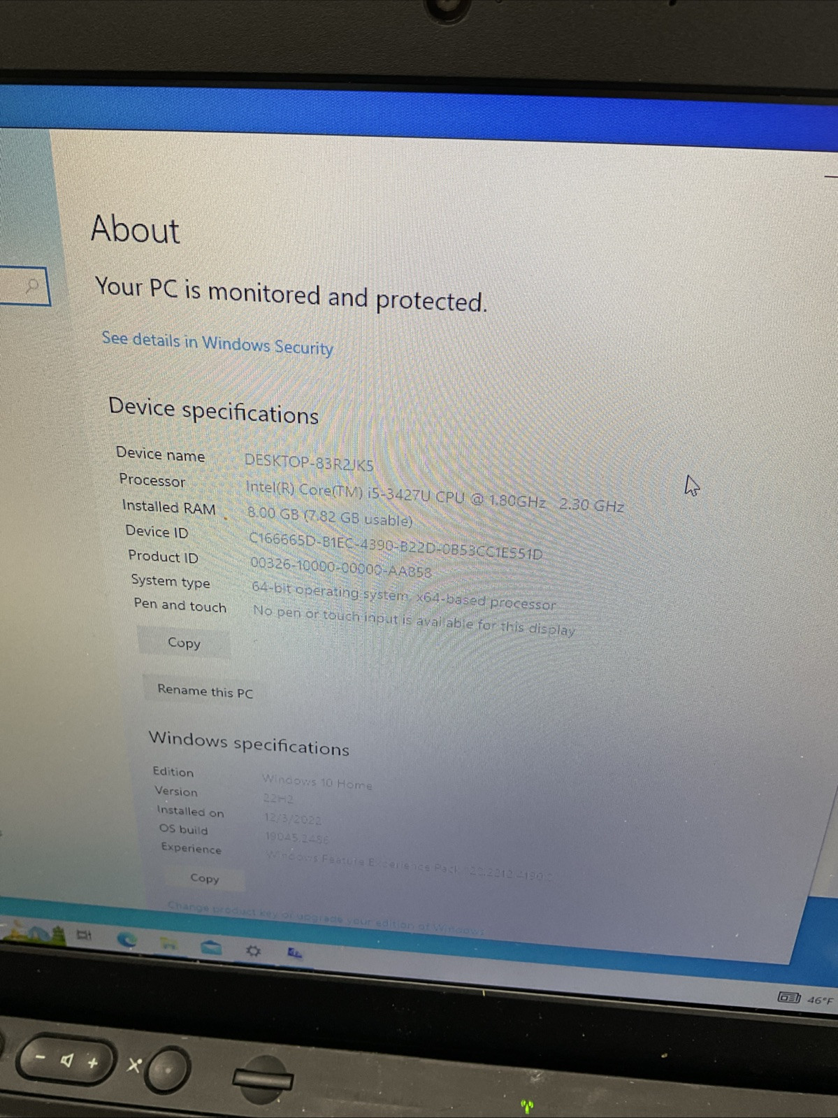 Lenovo X1 Carbon I5 8GB 128GB SSD 1st Gen Read