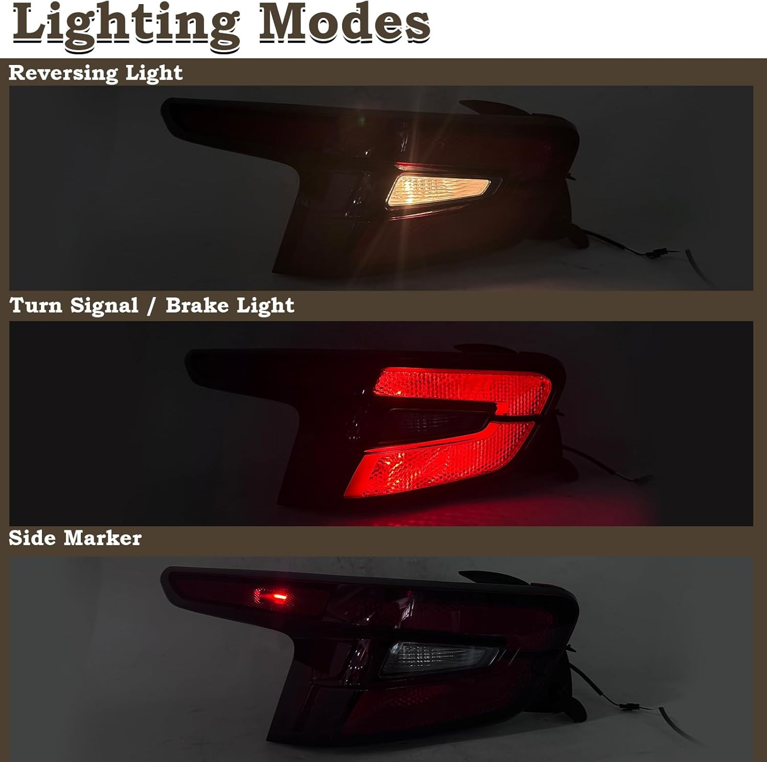 LH LED Tail Light Assembly Fit for 2024 2025 Chevy Trax Chevrolet Brake Lamp Ass