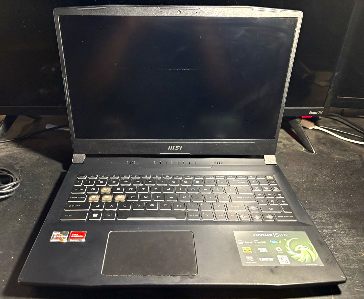 MSI Bravo 15 B7E 15.6″ Gaming Laptop Ryzen 7 7735HS 16GB 512GB SSD RX6550M