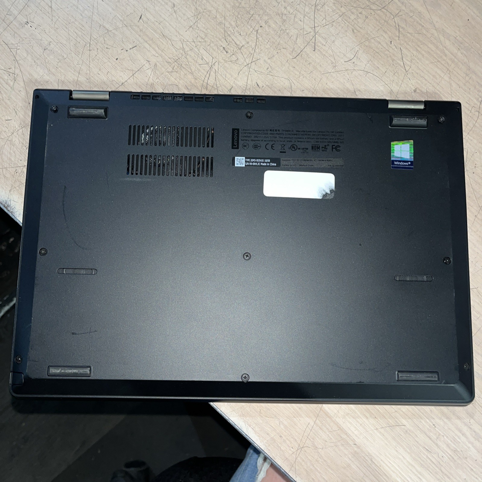 LENOVO THINKPAD L380 INTEL CORE I3-8130U 2.20GHZ 8GB RAM NO HD