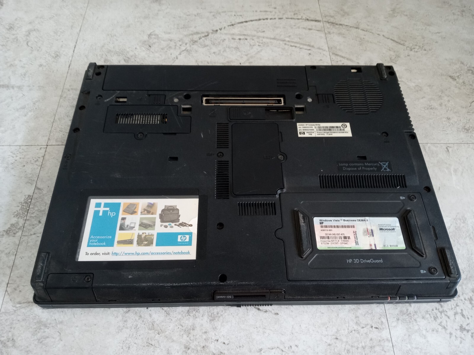 HP Compaq 6910p 14.1″ Laptop Intel Core 2 Duo 2GB RAM 320GB HDD Windows XP -RR