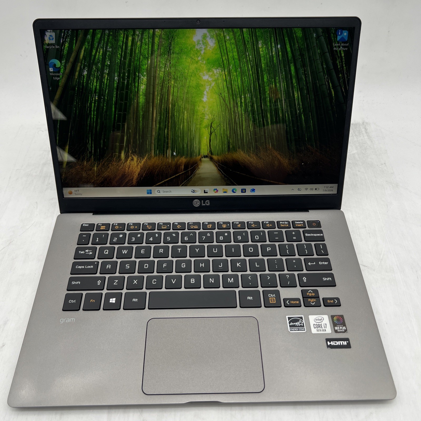 LG Electronics 14Z90N-U.AAS7U1 i7 1065G7 1.3GHz 16GB RAM 512GB NVMe Win11P