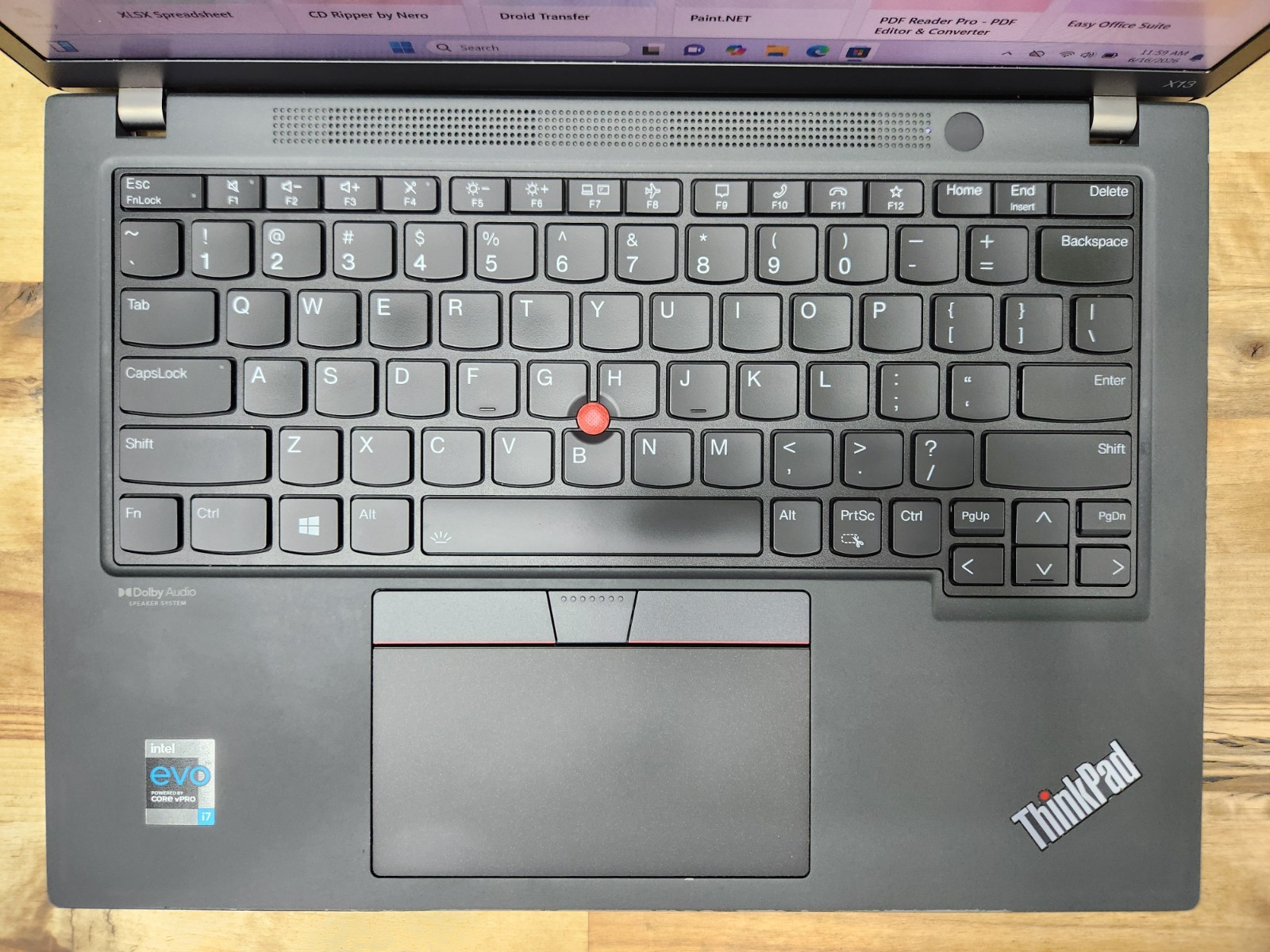 Lenovo ThinkPad X13 Gen 2 13.3″ FHD+ i7-1185G7 16GB 256GB SSD Windows 11 Pro ~