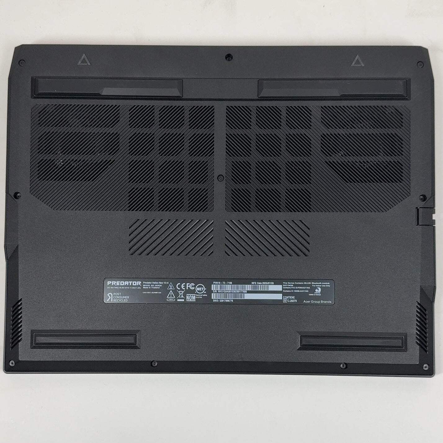 Acer Predator Helios Neo 16 Core Ultra 7 255HX 16GB RAM 1TB SSD GeForce RTX 5070