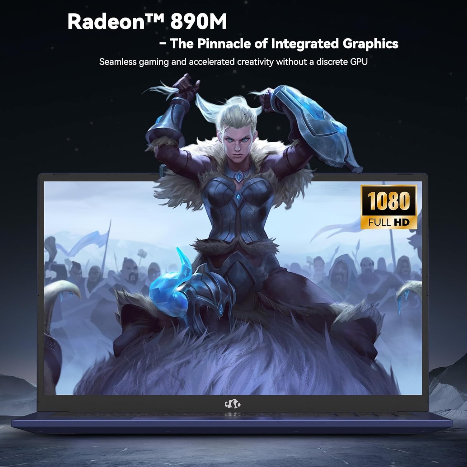 NIMO 17.3″ AI Laptop, AMD Ryzen AI 9 HX 370 Radeon 890M 32GB RAM 1TB SSD 144Hz