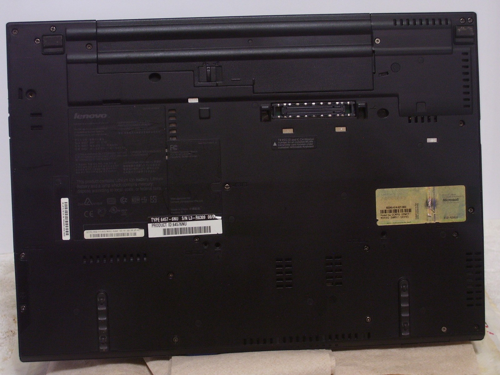 IBM Lenovo ThinkPad T61 15″ Widescreen, Windows 11 x64, 240GB SSD, 8GB RAM, 2GHz