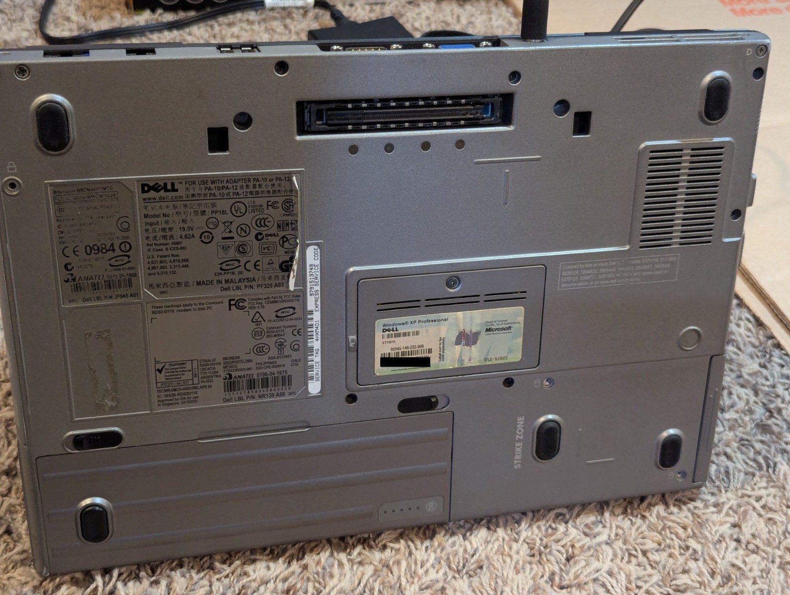 Dell Latitude D620 2.5GB RAM Laptop Windows 10 Pro, 240GB SSD – TESTED