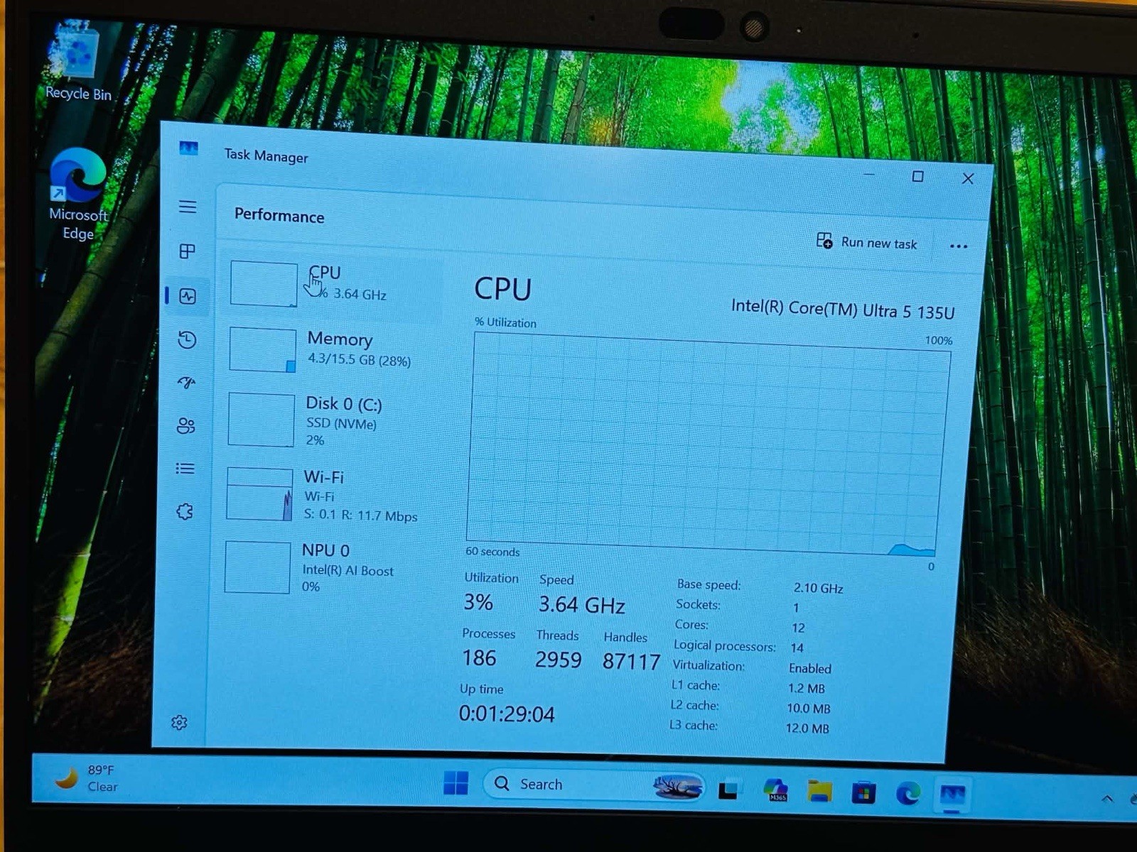 Dell Latitude 3450 14in Core Ultra 5 135U 16GB 256GB SSD Win11 Pro Black