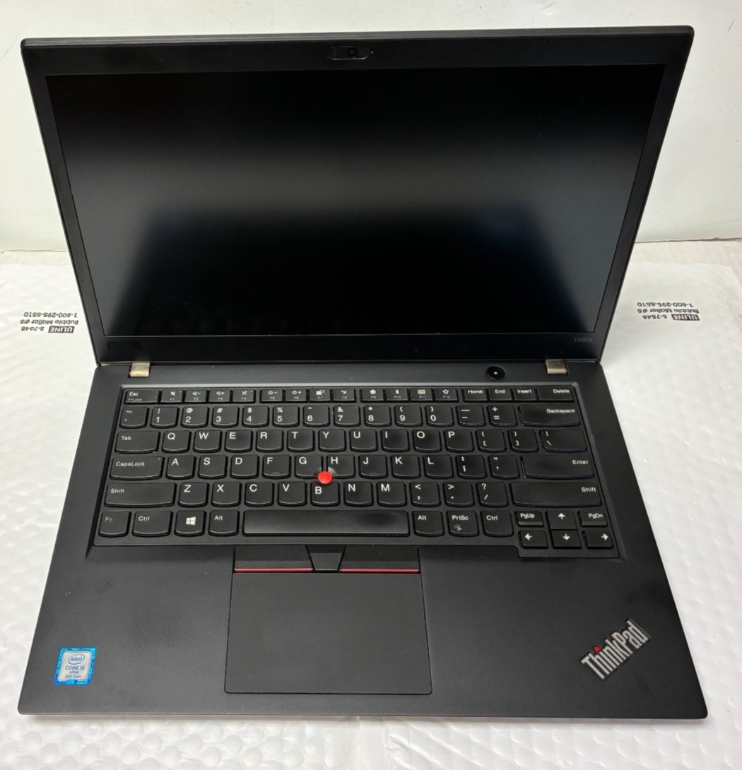 Lenovo ThinkPad T480s i5-8350u 8GB 256GB – Good shape with OEM Adapter