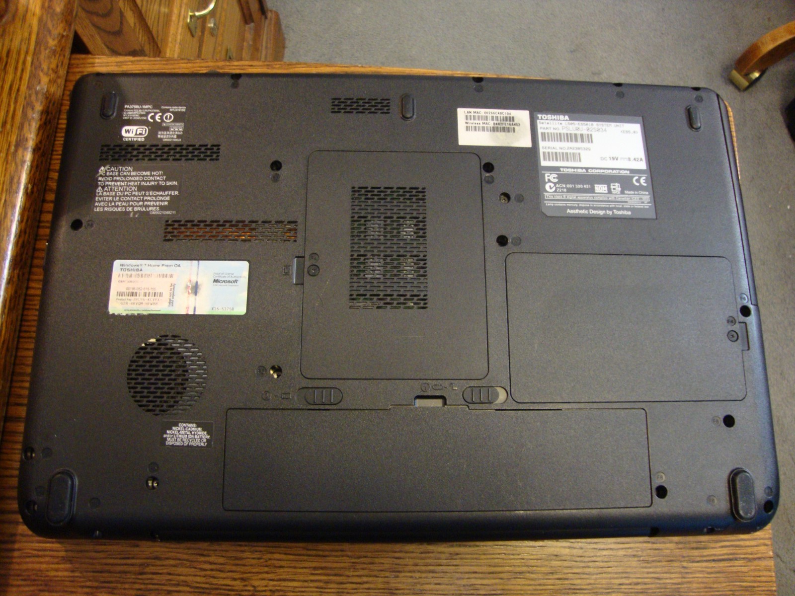 Toshiba Satellite L505 PSLU0U-02s034 Windows 10 Pro 64-bit 4GB RAM 320GB HDD