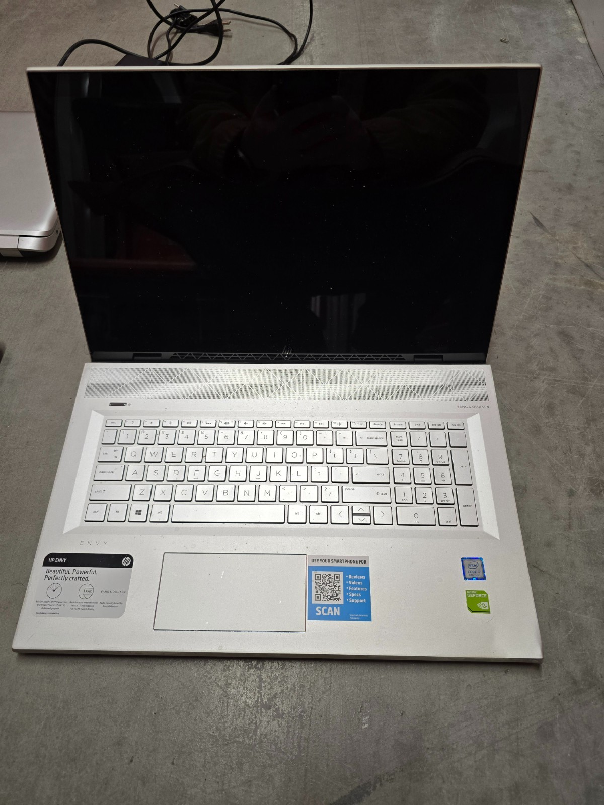 Four HP ENVY Laptops: ea 17 in screen, Intel Core i7 8th gen, Nvidia Geoforce
