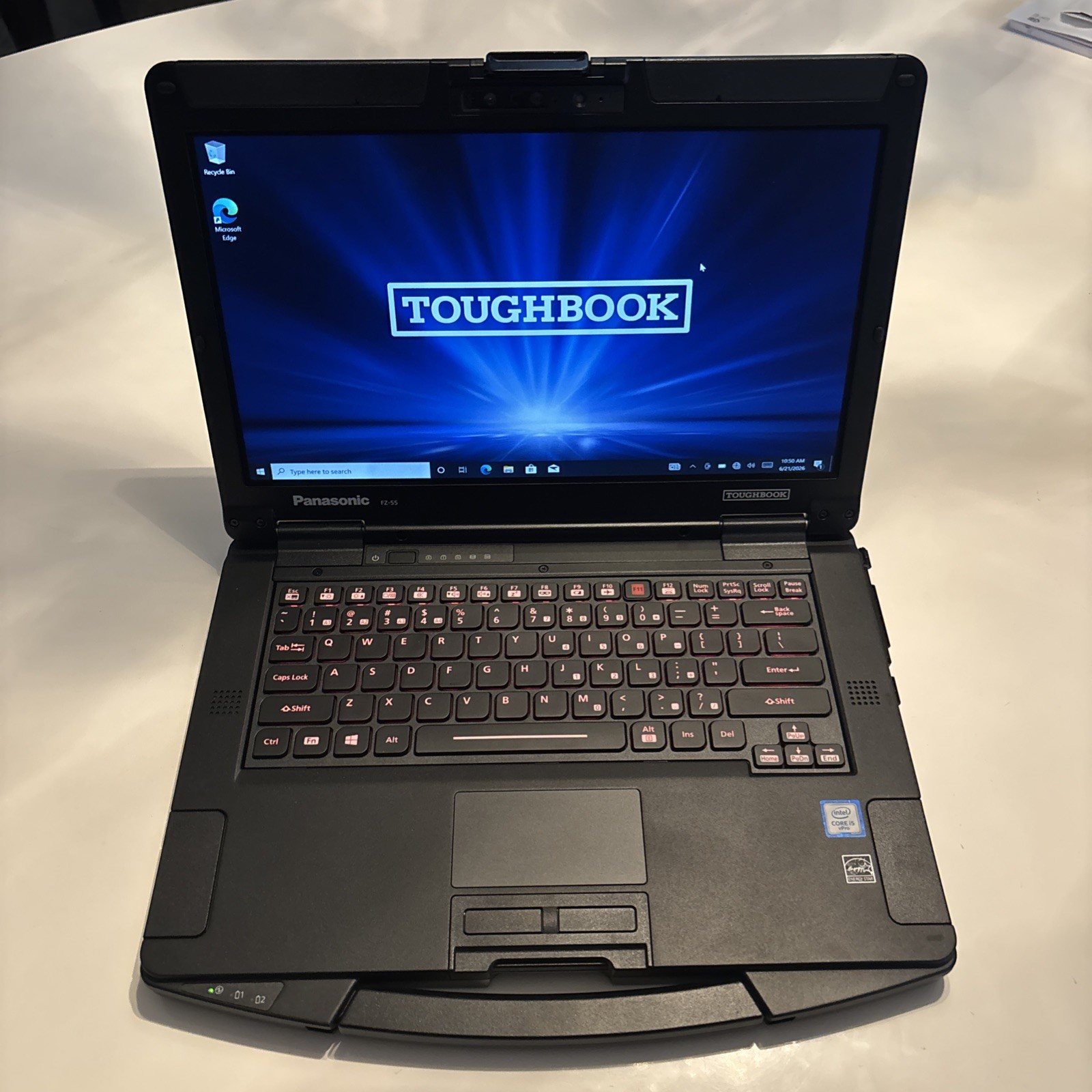 Panasonic Toughbook FZ-55 14″ Intel i5-8365U, 32GB DDR4. Win11Pro, Touch